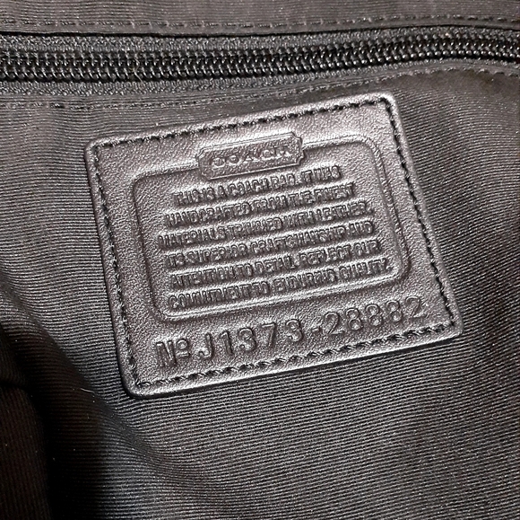 Coach Black Signature Tote Bag - Picture 7 of 14